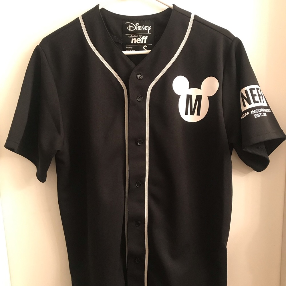 Neff X Disney Mickey Mouse Baseball Jersey
